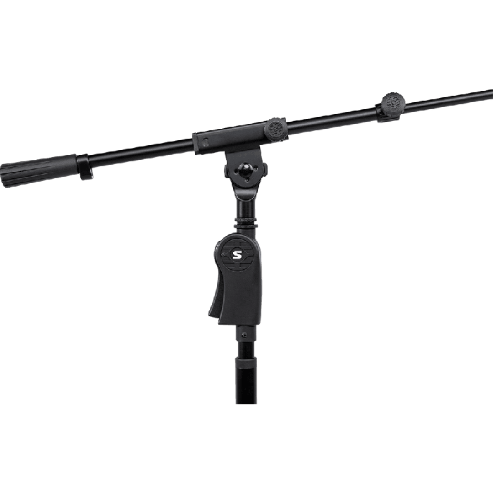 SBG Soporte de Micrófono de Suelo con Base Trípode, Altura Regulable 1143-1765mm y Mango Ergonómico 4