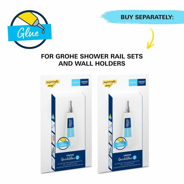 Grohe 34805001 Conjunto de ducha termostático de 1 chorro - Gris Grohe 34805001 Conjunto de ducha termostático de 1 chorro - Gris