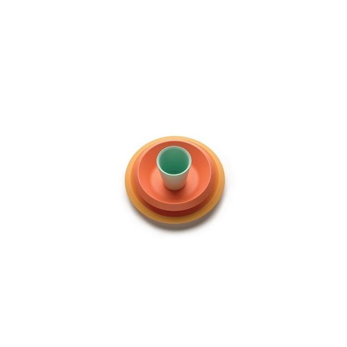 Alessi UNS05S1 Giro Kids Set de Vajilla para Niños en Melamina - Diseño Ben van Berkel / UNStudio