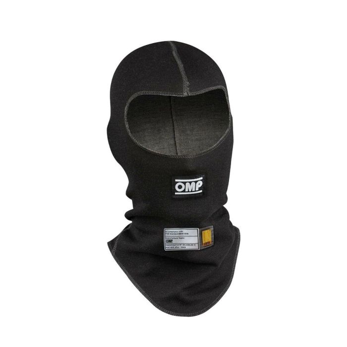 Omp OMPIE0-0770-A01-071-S Soto Casco Ignífugo First Nivel Básico FIA 8856-2018 Negro Talla S Costuras Planas