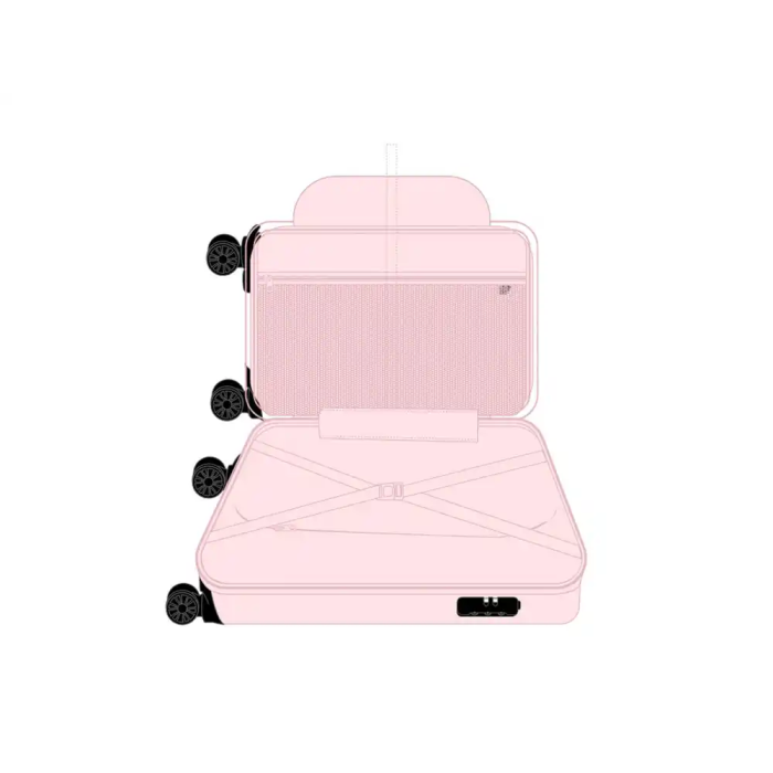 Safta Trolley Cabina Miffy "Flores" 20" 34,5x55x20 cm 2