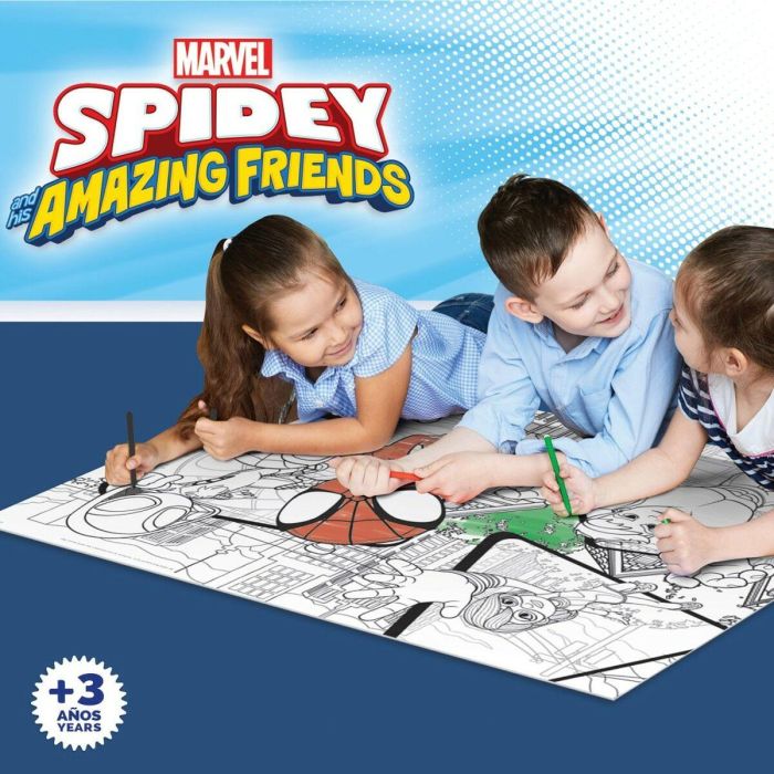 Puzzle Infantil Spidey Doble cara 24 Piezas 70 x 1,5 x 50 cm (6 Unidades) 4 Puzzle Infantil Spidey Doble cara 24 Piezas 70 x 1,5 x 50 cm (6 Unidades) 4