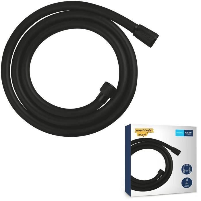 Manguera de ducha - GROHE - 287412432 - 1,5 m - VitalioFlex Trend - Negro mate 2 Manguera de ducha - GROHE - 287412432 - 1,5 m - VitalioFlex Trend - Negro mate 2