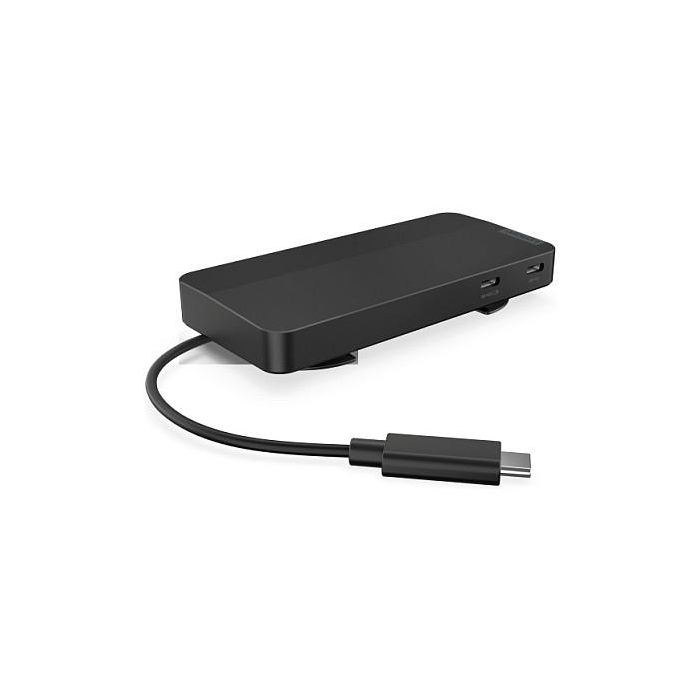 Lenovo 40B90000WW Travel Dock USB-C Dual Display Inalámbrico, 2x USB 3.2 Gen 1 Type-C, 1x HDMI 2.1, 1x DisplayPort 1.4, Ethernet 1000Mbit/s, Negro Eclipse Black 4K Ultra HD 1 Lenovo 40B90000WW Travel Dock USB-C Dual Display Inalámbrico, 2x USB 3.2 Gen 1 Type-C, 1x HDMI 2.1, 1x DisplayPort 1.4, Ethernet 1000Mbit/s, Negro Eclipse Black 4K Ultra HD 1