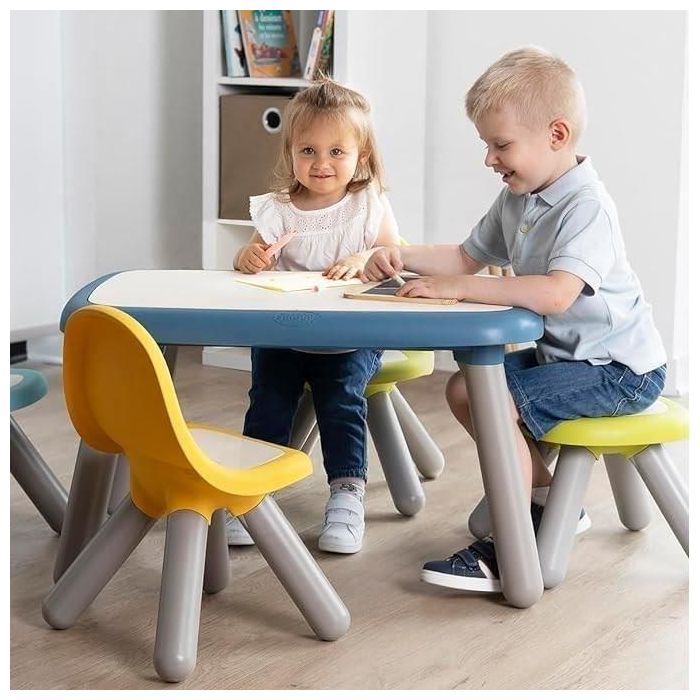 Smoby - Silla infantil amarilla - Exterior e interior - Al. 27 cm - Hecho en Francia 1 Smoby - Silla infantil amarilla - Exterior e interior - Al. 27 cm - Hecho en Francia 1