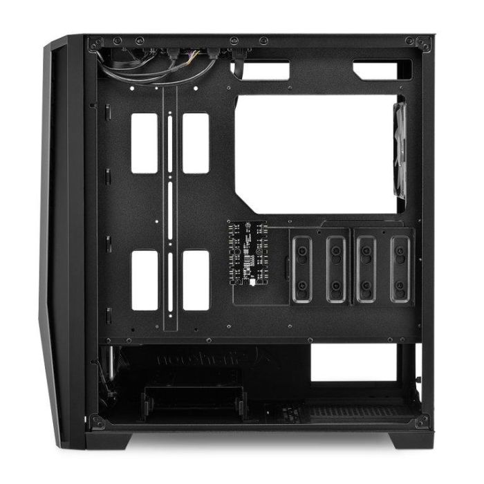 SHARKOON ELITE SHARK TG7M RGB Negro Caja de PC con 4 ventiladores RGB PWM, panel frontal de rejilla, compatible con radiador hasta 360mm y USB Tipo C 4