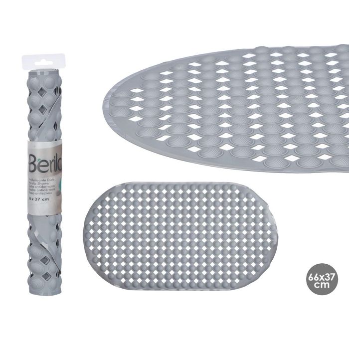 Antideslizante para ducha gris 66x37 cm - Berilo (12 Unidades) Antideslizante para ducha gris 66x37 cm - Berilo (12 Unidades)