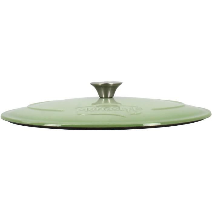 Cacerola - MENASTYL - 6020072 - Redonda - Hierro fundido esmaltado - Verde - 6,5 litros 5 Cacerola - MENASTYL - 6020072 - Redonda - Hierro fundido esmaltado - Verde - 6,5 litros 5