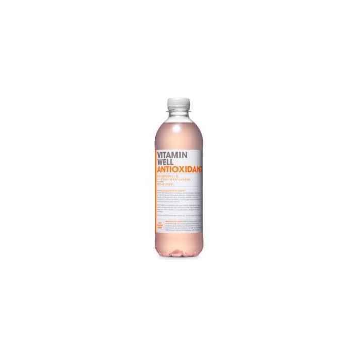 Vitamin Well Bebida Vitaminada Antiox Melocotón 500 ml para Protección Celular con Vitaminas C y E