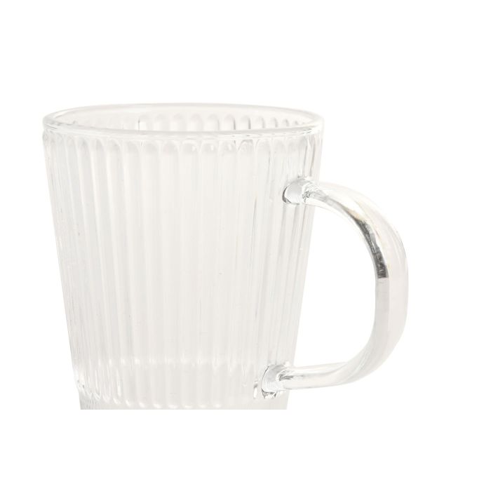 Taza Basicos DKD Home Decor Transparente 8 x 12.5 x 10.5 cm (6 Unidades) 1 Taza Basicos DKD Home Decor Transparente 8 x 12.5 x 10.5 cm (6 Unidades) 1