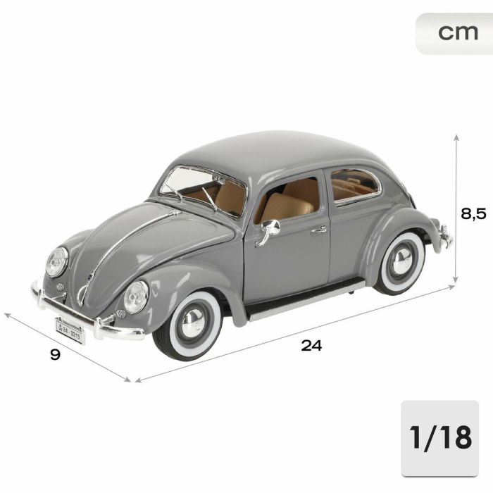 Coche Bburago GT-Volkswagen Kafer Beetle (1955) 1:18 3 Coche Bburago GT-Volkswagen Kafer Beetle (1955) 1:18 3