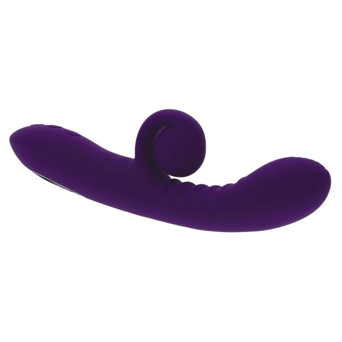 Vibrador Punto G Playboy Curlicue Morado 3 Vibrador Punto G Playboy Curlicue Morado 3