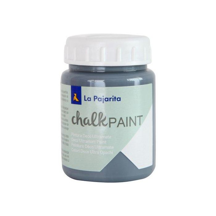 Pintura Chalk Paint La Pajarita 75 Ml (Bote) Gris Urbano Cp-15 6 unidades