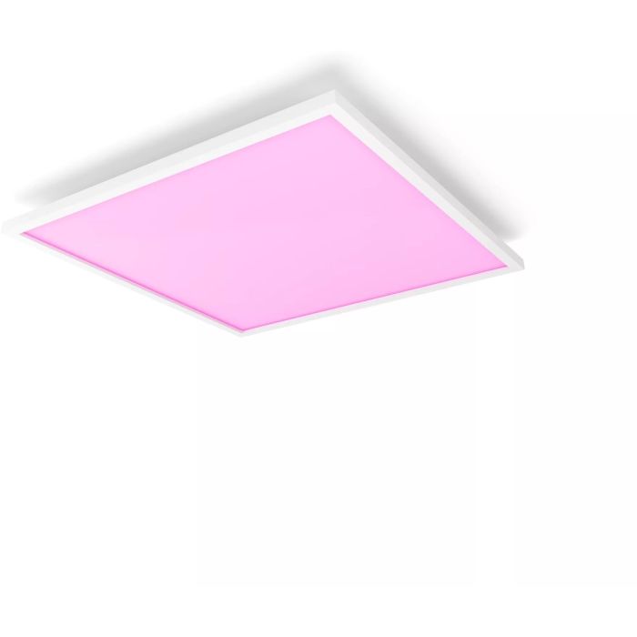 Philips Hue White & Color Ambiance Panel de Techo Surimu 60x60cm LED Inteligente, Bluetooth/Zigbee, Regulable, Luz Variable