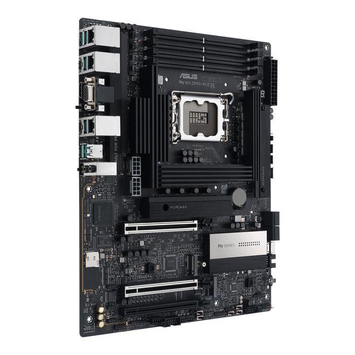 Asus Z890-ACE SE Mainboard Workstation Socket LGA 1851, ATX, PCIe 5.0, DDR5, Dual 10Gb/2.5Gb Ethernet, 4x M.2, USB 20Gb 3