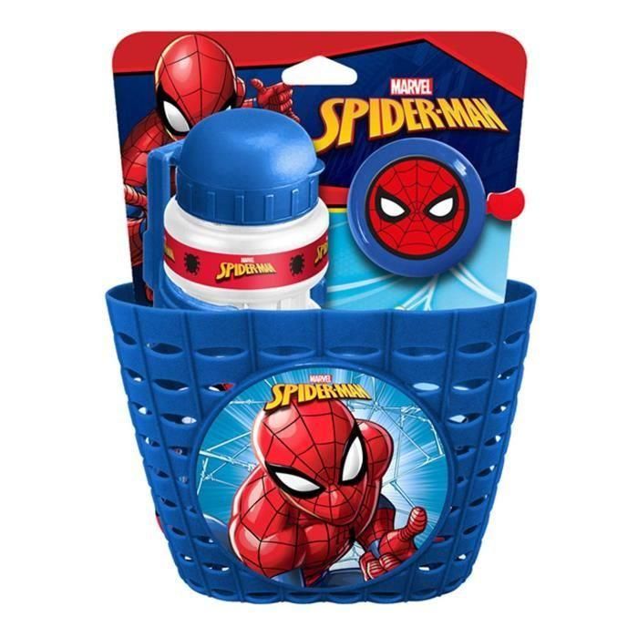 SPIDER-MAN Set Papelera + Botella + Timbre 3 SPIDER-MAN Set Papelera + Botella + Timbre 3