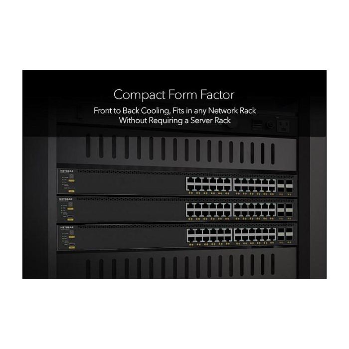 Netgear XSM4328FV-100NES Switch M4350-24F4V, 24 Puertos, Negro