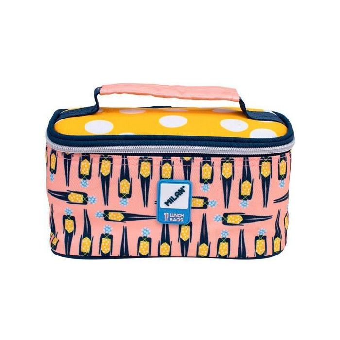 Milan Bolsa Isotérmica Porta Alimentos Serie Especial Swins 2 Con 1 Recipiente 1,5 L Rosa-Amarillo Milan Bolsa Isotérmica Porta Alimentos Serie Especial Swins 2 Con 1 Recipiente 1,5 L Rosa-Amarillo