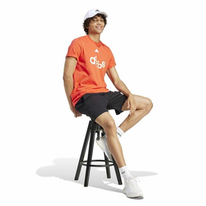 Pantalón Corto Deportivo Adidas Bl Short Q1 Graphic Negro 3