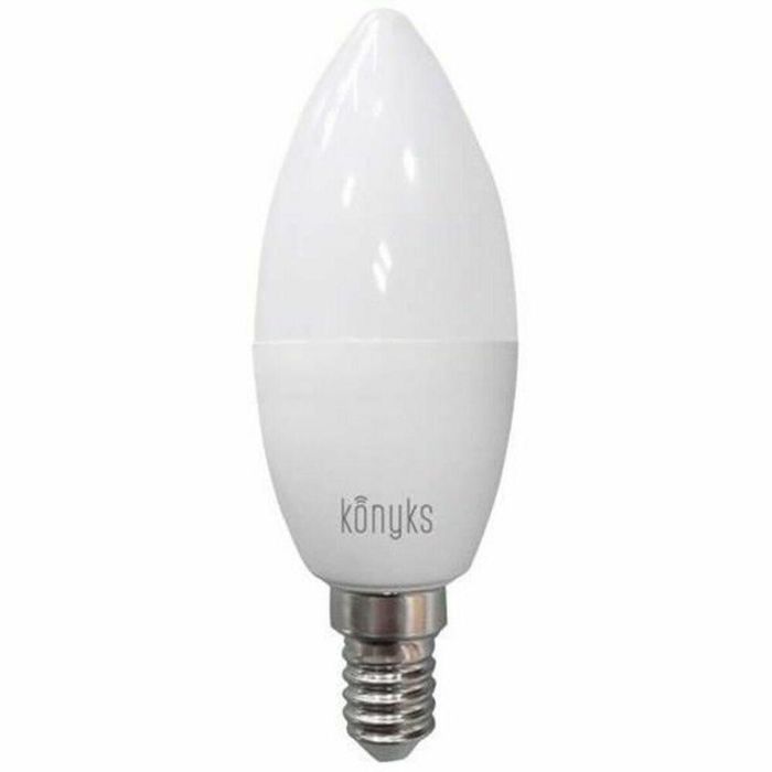 Konyks Antalya E14 Max Easy Bombilla Inteligente Wi-Fi LED E14 5W RGB Color y Blanco Frío/Cálido Compatible con Alexa y Google Home Sin Hub