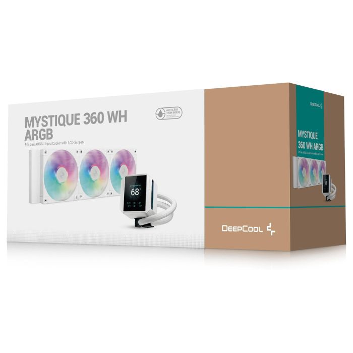 Deepcool AAANY02695 Refrigeración para PC MYSTIQUE 360 WH ARGB Kit completo de procesador RGB 5