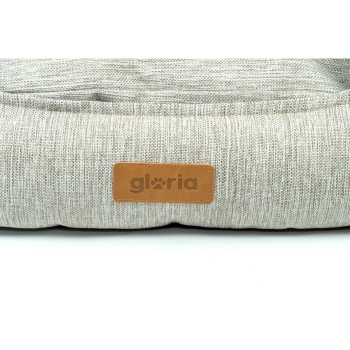 Gloria Cama para Perros Santillana Rectangular Beige 70x60 cm, Lino, Desenfundable, Relleno Silicona Reciclada, Muy Cómoda 0 Gloria Cama para Perros Santillana Rectangular Beige 70x60 cm, Lino, Desenfundable, Relleno Silicona Reciclada, Muy Cómoda 0