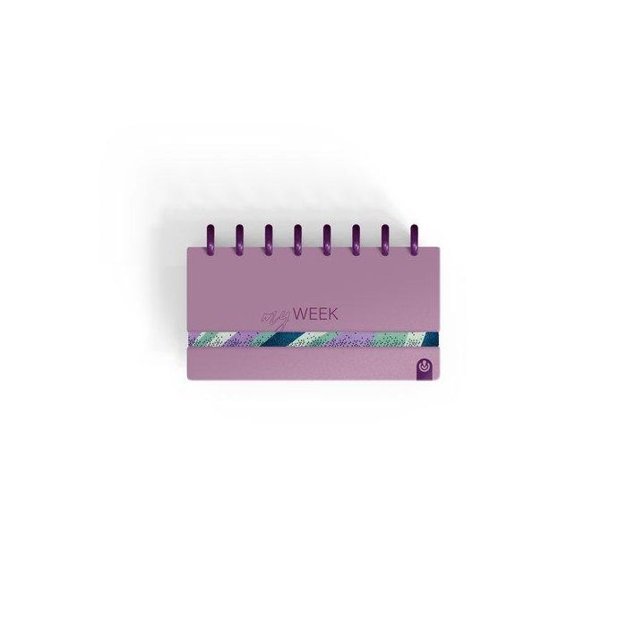 Planning Semanal & Check List Carchivo Ingeniox My Week No Fechado Tapa Pp Con Goma 105X210 Burdeos