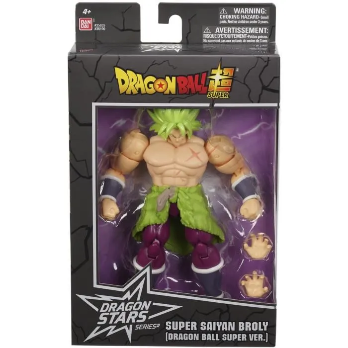 Bandai Dragon Ball Super Figura de Super Saiyan Broly de 17 cm con 16 Puntos de Articulación