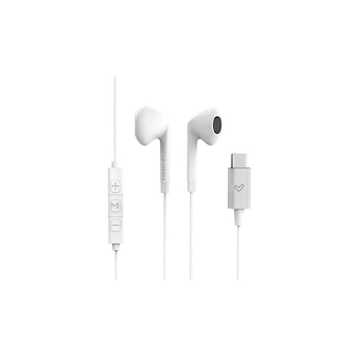 Energy Sistem 448999 Auriculares Smart 2 de Botón Intraaural USB-C con Micrófono, Controlador y Sonido HD DAC Ergonómicos Energy Sistem 448999 Auriculares Smart 2 de Botón Intraaural USB-C con Micrófono, Controlador y Sonido HD DAC Ergonómicos