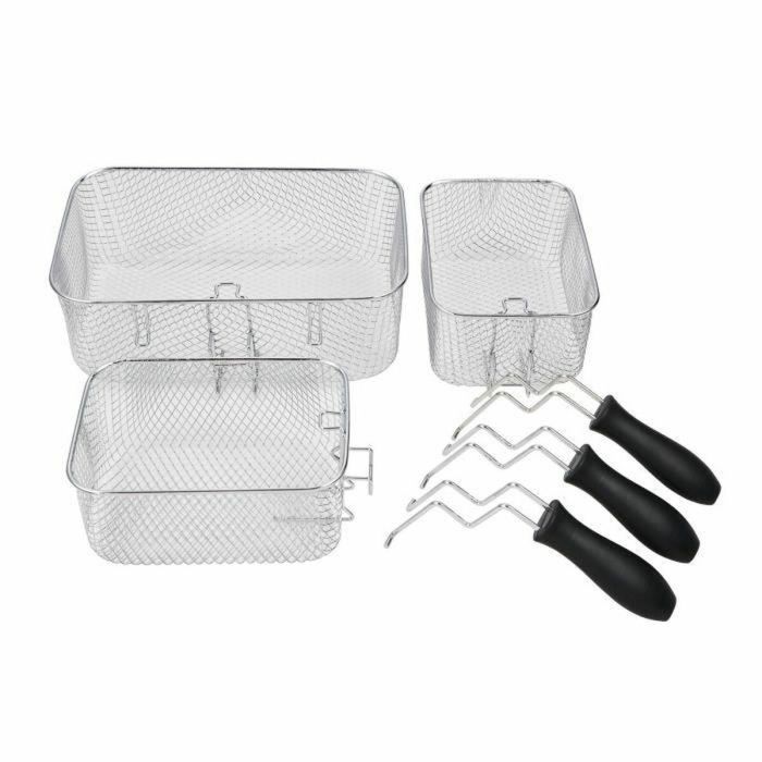 Continental Edison CEFR5IN3P - Freidora de 5 litros con 3 cestas 2