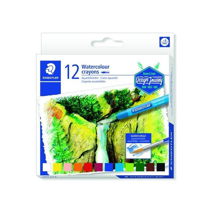 Ceras Staedtler 223 Design Journey Acuarelables Estuche De 12