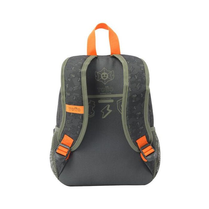 Totto Mochila Escolar Pequeña Infantil de Cartoons MJ04BWM001-2310-4DJS Verde 9 Litros 2