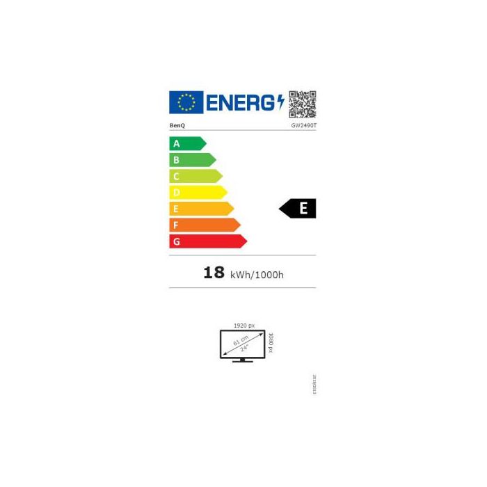 MONITOR BENQ GW2490T 23.8" IPS FHD, 100Hz, DP / 2x HDMI, ALTAVOCES, VESA, REG.ALTURA, EYE CARE 2