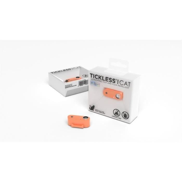 Repelente ultrasónico para gatos - TICKLESS MINI CAT - Protección contra pulgas y garrapatas - Hot Peach 2 Repelente ultrasónico para gatos - TICKLESS MINI CAT - Protección contra pulgas y garrapatas - Hot Peach 2