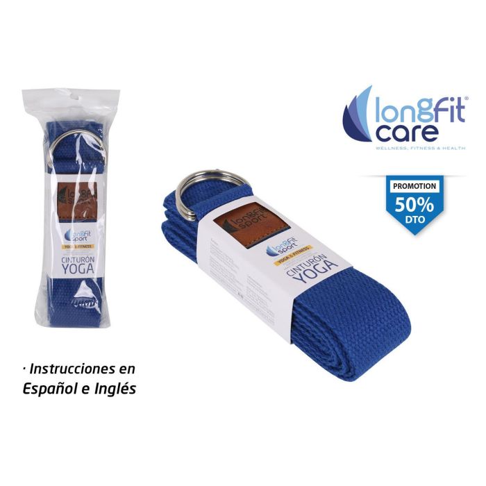 Inde Cinturón Yoga Longfit Sport, 249 cm (6 Unidades) 0 Inde Cinturón Yoga Longfit Sport, 249 cm (6 Unidades) 0
