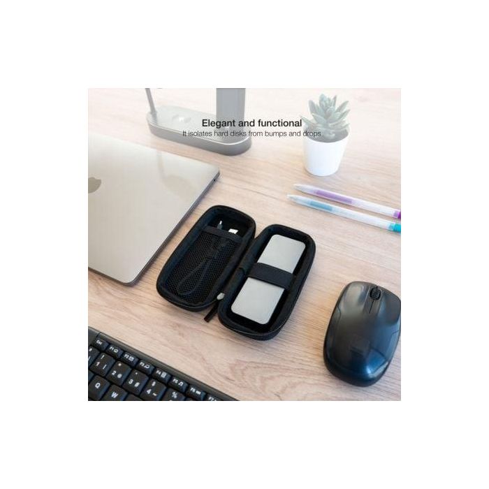 Tooq Funda para Disco Duro HDD/M2, Color Negro - Protección y Transporte Seguro 2 Tooq Funda para Disco Duro HDD/M2, Color Negro - Protección y Transporte Seguro 2
