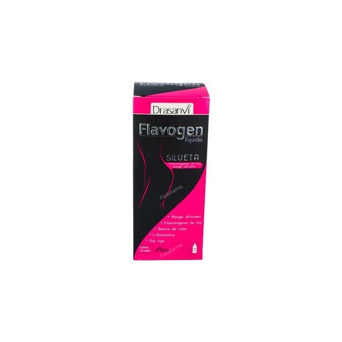 DRASANVI Flavogen Silueta 500ml - Fitoestrógenos para Mujer +40 años Ayuda a Mantener la Figura