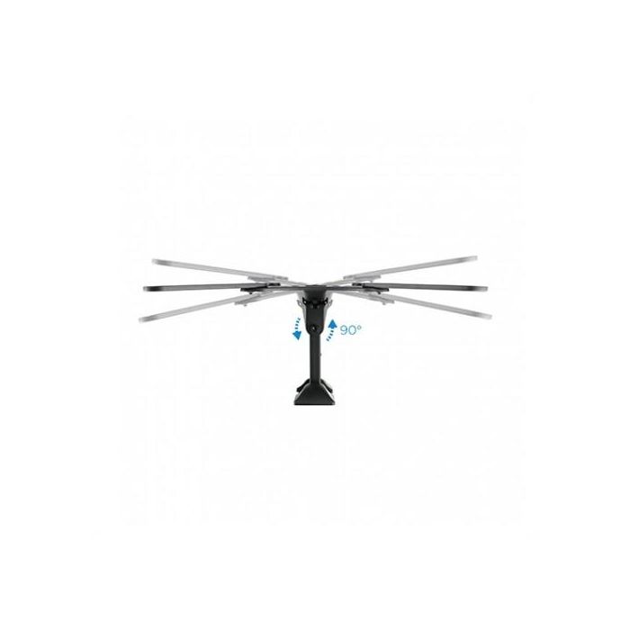 Tooq Soporte de Pared Giratorio para TV Monitor 23 a 55 Pulgadas LP2255TN-B Negro