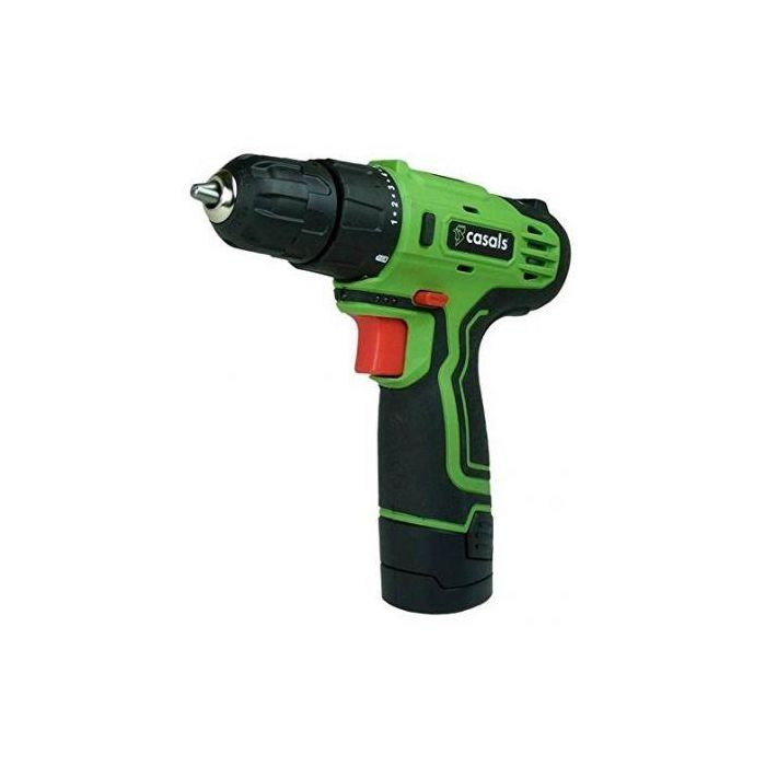 TALADRO ATORNILLADOR CASALS VDLI12-2 - 0-750RPM - REVERSIBLE - PORTABROCAS AUTOMÁTICO 10MM - 2XBATERIA LITIO 12V/1.3AH 1 TALADRO ATORNILLADOR CASALS VDLI12-2 - 0-750RPM - REVERSIBLE - PORTABROCAS AUTOMÁTICO 10MM - 2XBATERIA LITIO 12V/1.3AH 1