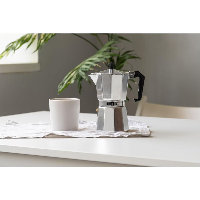 Quttin Cafetera de Aluminio para 9 Servicios con Inducción (6 Unidades) 9
