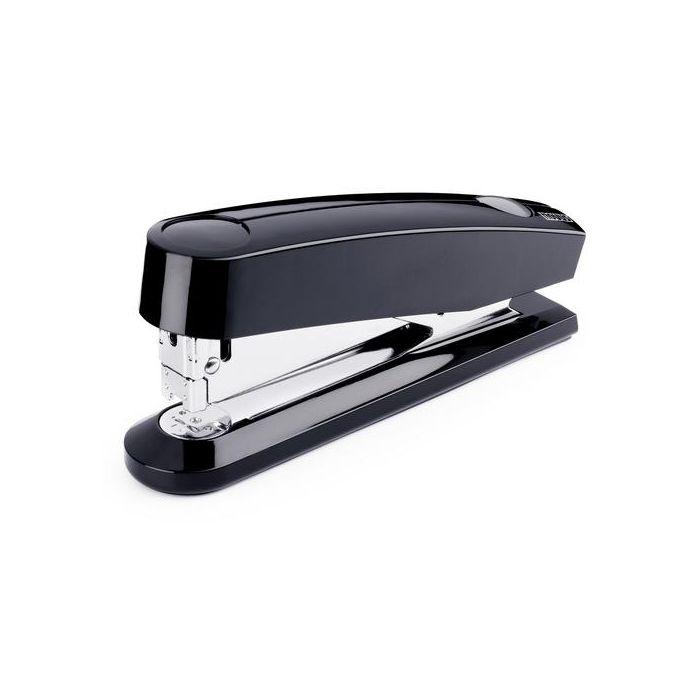 Novus Grapadora Harmony B7 Automática, ABS, 105mm, 3 Tipos de Grapado, Incluye 200 Grapas 24-6 Din Super Negro