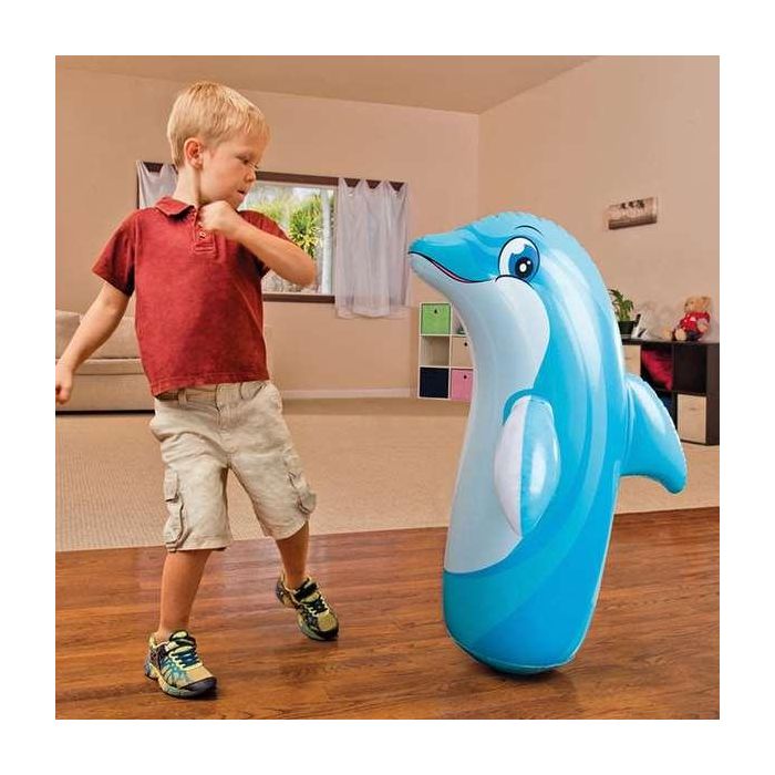 Figura hinchable tentetieso 98x44 cm. (delfín, tigre o dinosaurio) - modelos surtidos 5 Figura hinchable tentetieso 98x44 cm. (delfín, tigre o dinosaurio) - modelos surtidos 5
