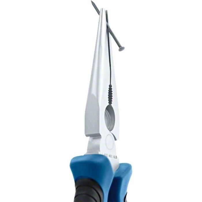 Bosch Professional Alicates de punta larga de corte 200 mm. Ideal para uso profesional, mango de goma antideslizante y esfuerzo reducido. 1 Bosch Professional Alicates de punta larga de corte 200 mm. Ideal para uso profesional, mango de goma antideslizante y esfuerzo reducido. 1