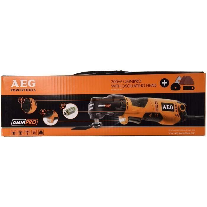 Multiherramienta AEG POWERTOOLS 300 vatios + cuchillas y accesorios 1 Multiherramienta AEG POWERTOOLS 300 vatios + cuchillas y accesorios 1