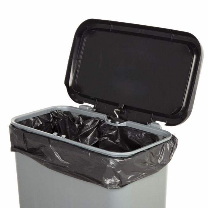 Cubo de basura Curver Gris oscuro Plástico 50 L (5 Unidades) 2 Cubo de basura Curver Gris oscuro Plástico 50 L (5 Unidades) 2