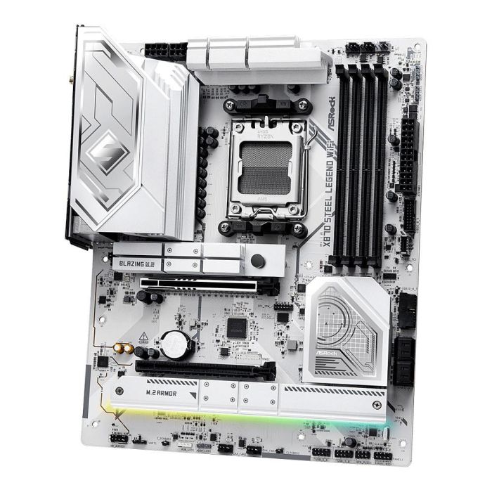 ASRock 90-MXBPJ0-A0UAYZ Placa Base X870 Steel Legend WiFi AMD X870 Zócalo AM5 ATX DDR5 para PC 4