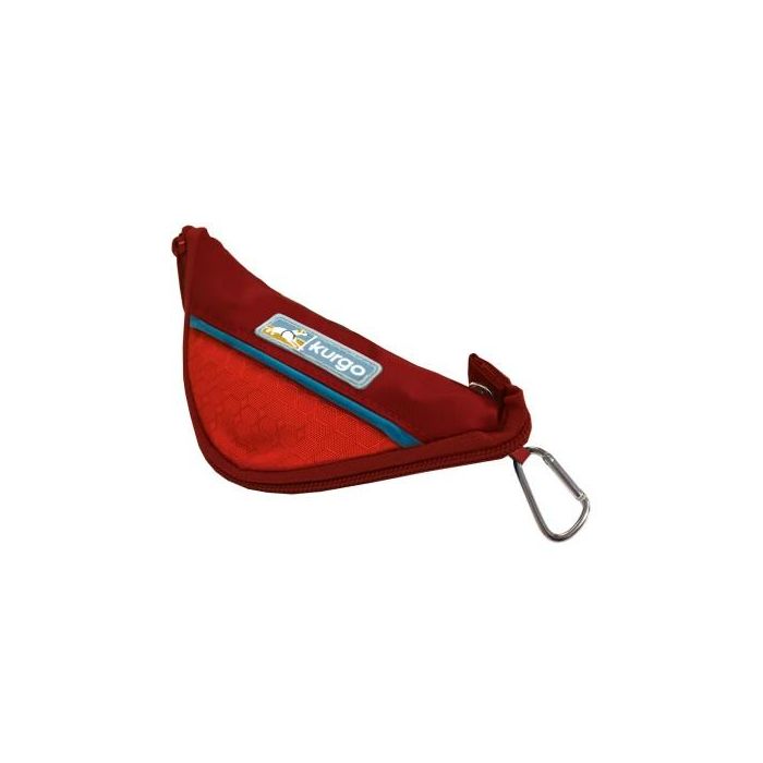Petsafe Kurgo Zippy Bowl Rojo 1,4 L para Perros, Tazón de Viaje Plegable para Agua y Comida