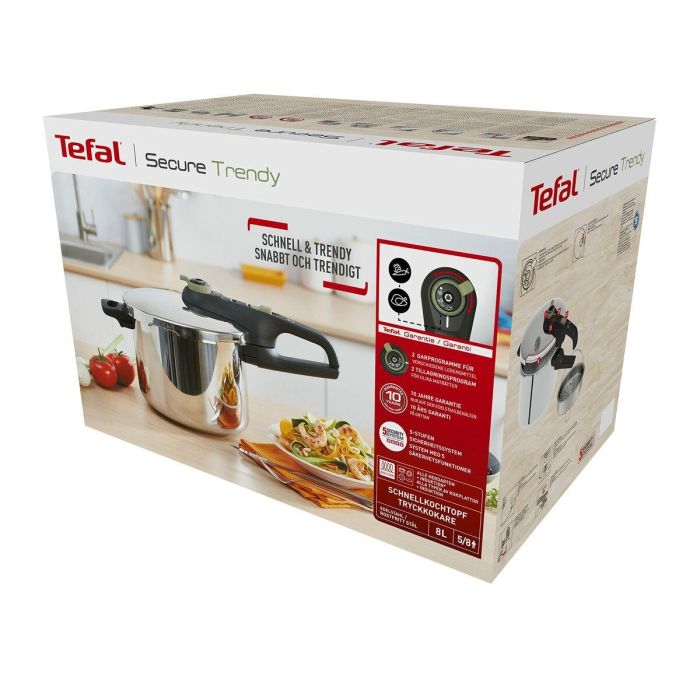 Olla Express Tefal TRENDY       8L Acero Inoxidable 8 L 1