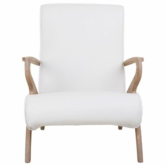 Sillón Alexandra House Living Blanco 55 x 85 x 57 cm Tapizado Polipiel 7 Sillón Alexandra House Living Blanco 55 x 85 x 57 cm Tapizado Polipiel 7