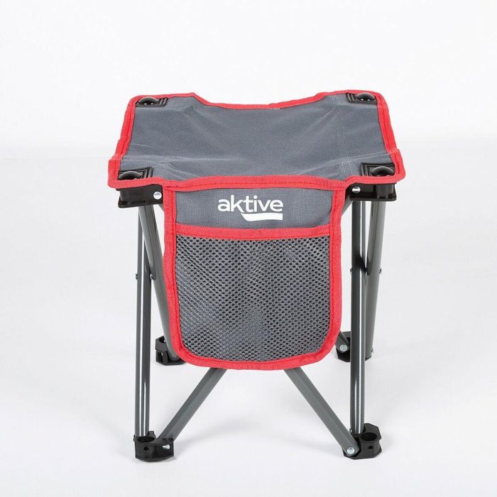 Taburete Aktive Plegable Camping Gris 30 x 32 x 30 cm (4 Unidades) 5